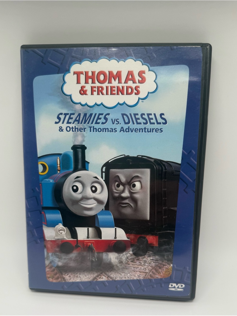 Thomas & Friends DVD — Blue Cover with Red & Black Accents